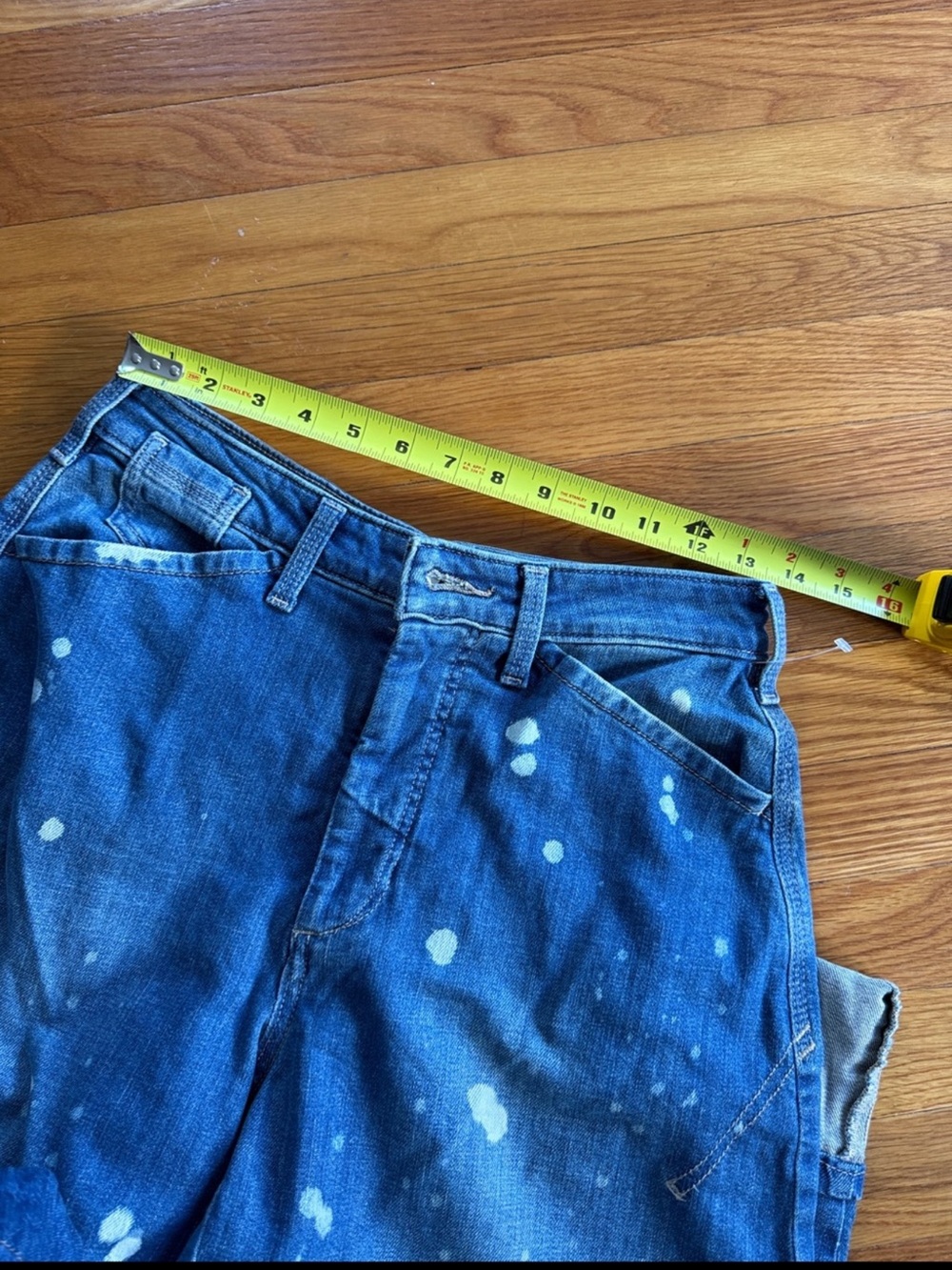 Anthropologie Pilcro The Kayden Heart Barrel Carpenter Jeans by Pilcro Size 25 - Picture 10 of 12